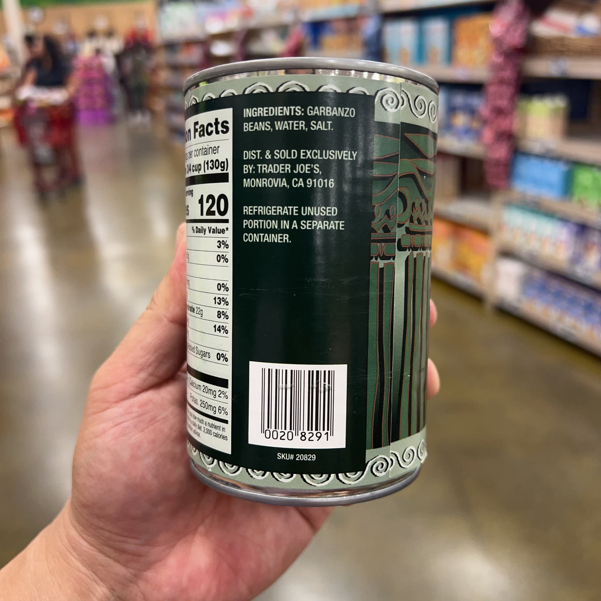 Trader Joe's Garbanzo Beans, 15.5 oz product image 3