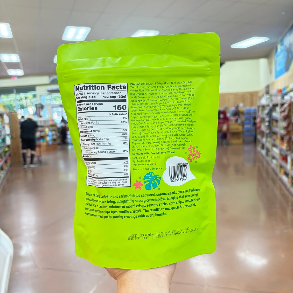 Trader Joe's Furikake Snack Mix 7.5 oz product image 2