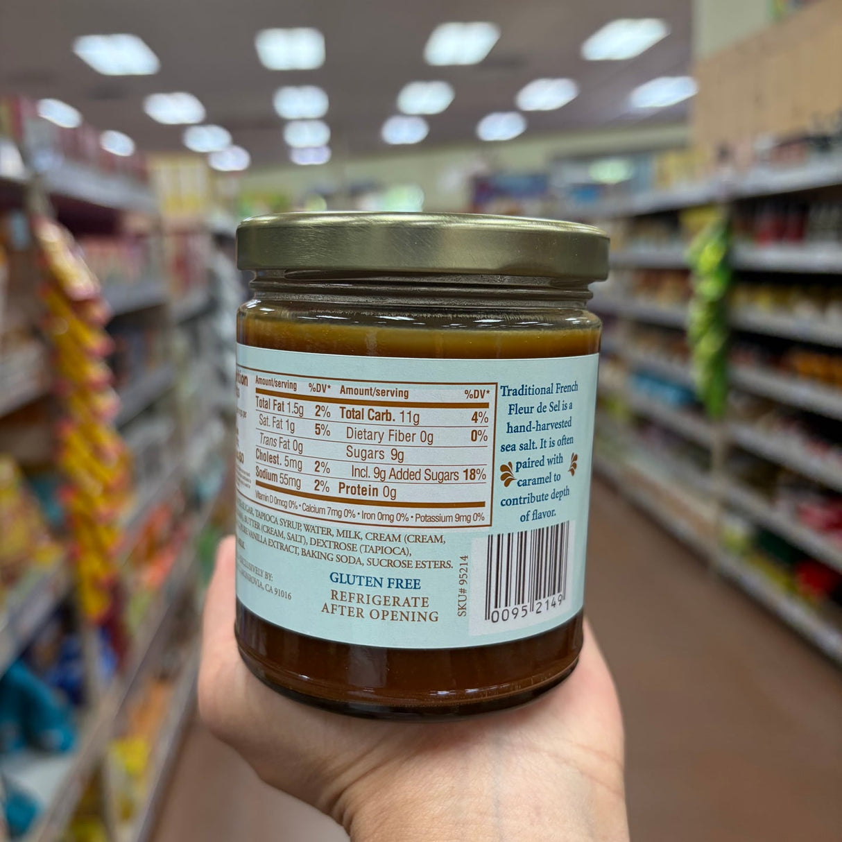Trader Jacques' Fleur de Sel Caramel Sauce 10 oz (284g)