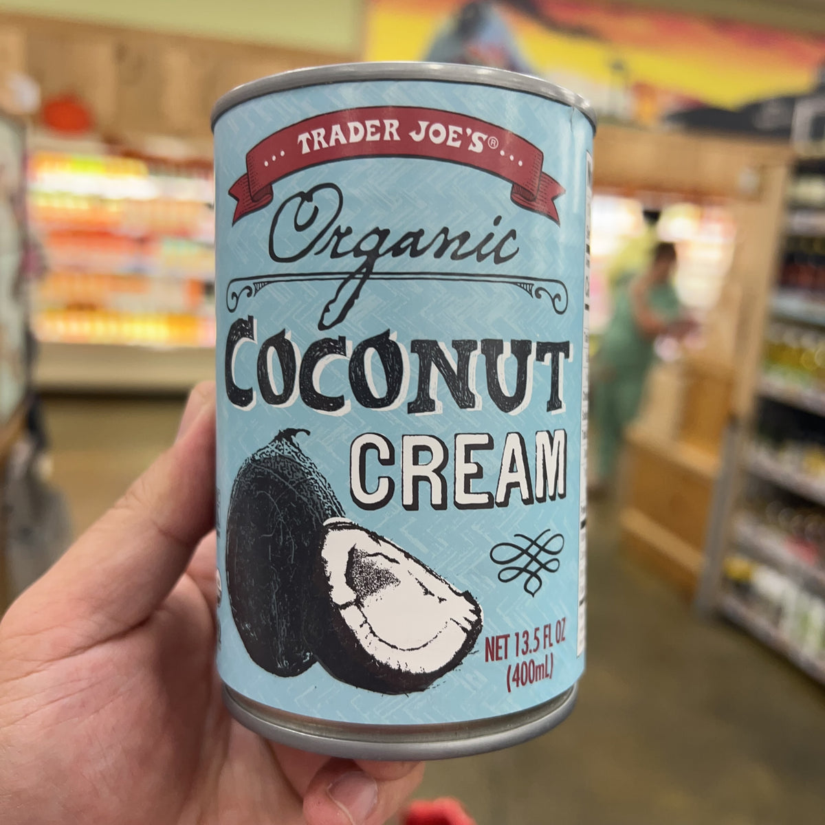 Trader Joe's Organic Coconut Cream, 13.5 fl oz product image