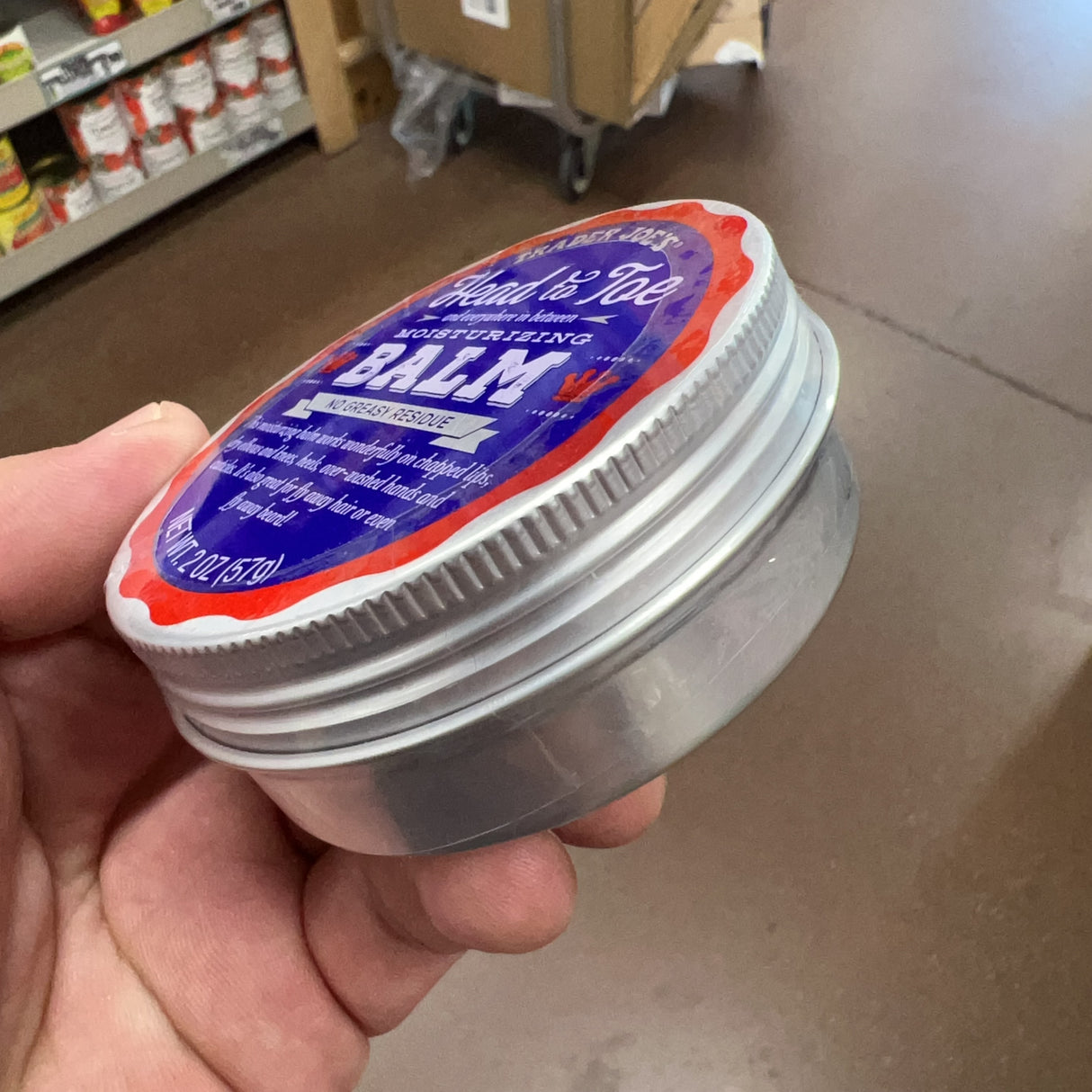 Trader Joe's Head to Toe Moisturizing Balm, 2 oz product image 3