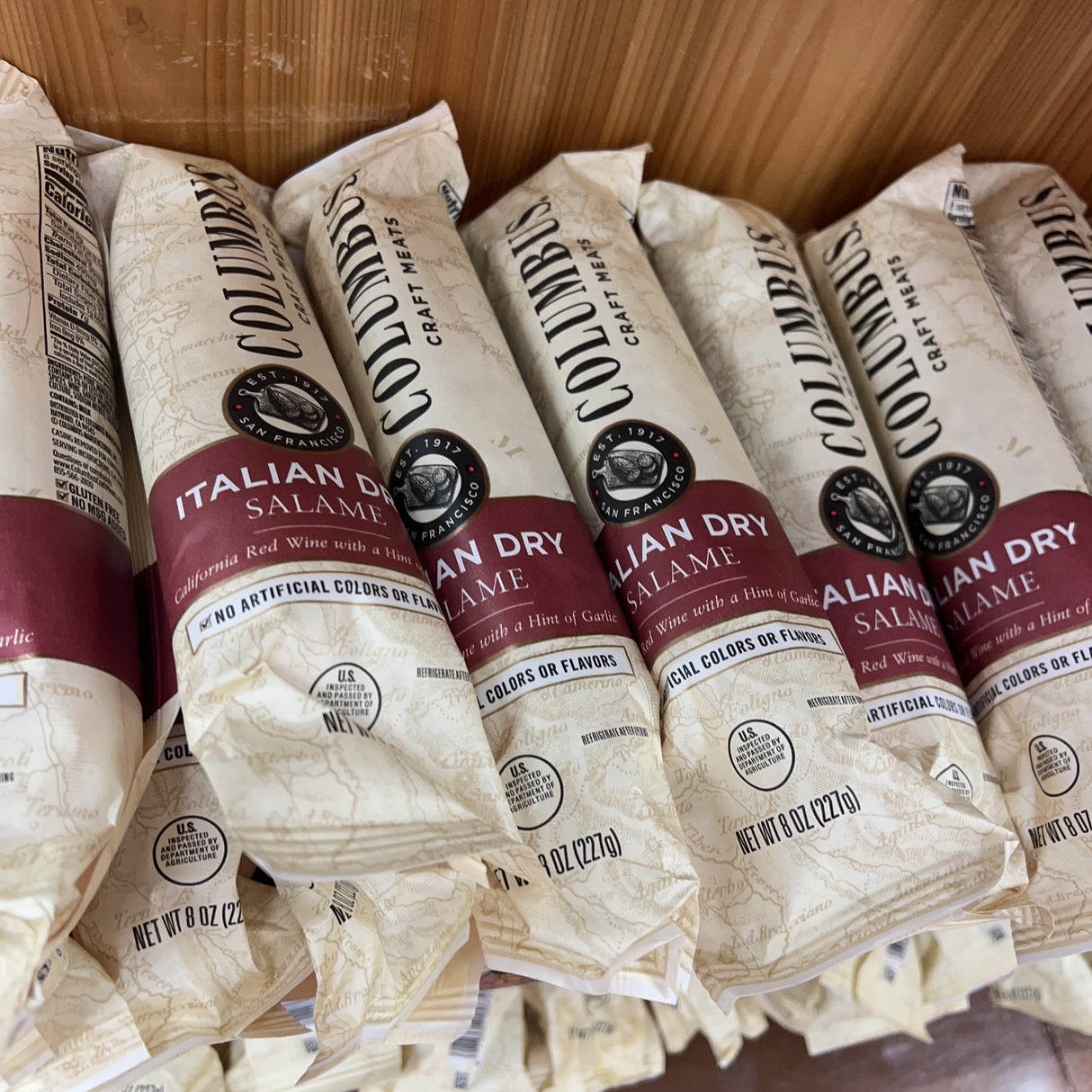 Columbus Italian Dry Salame, California Red Wine & Garlic, 8 oz product image 10