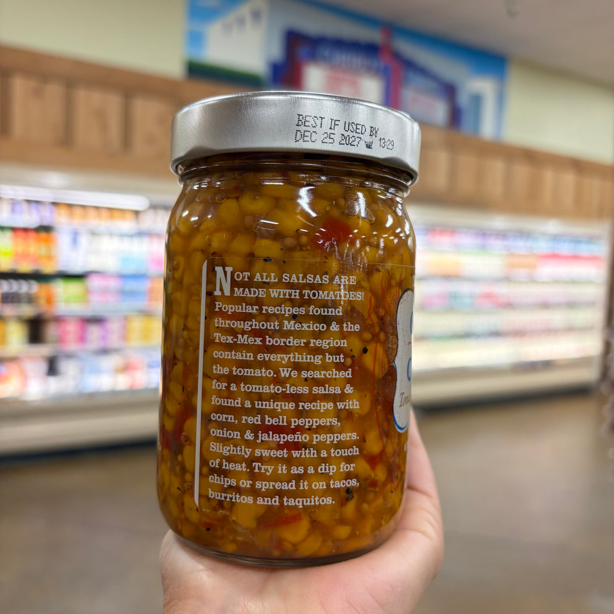 Trader Joe's Corn and Chile Tomato-Less Salsa 13.75 oz