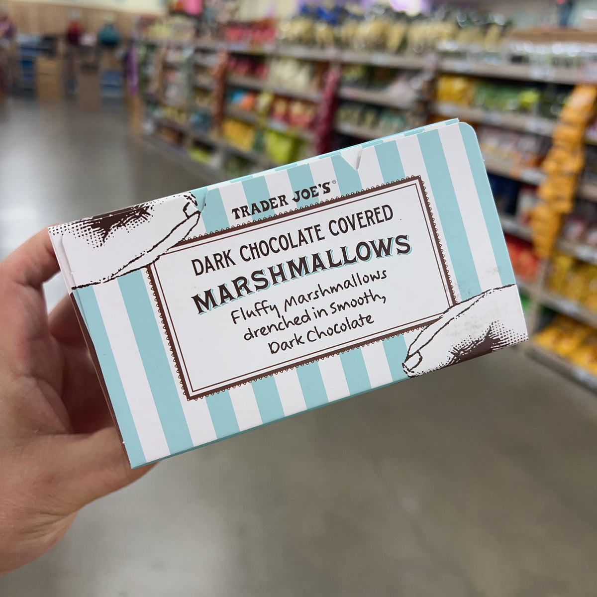 Trader Joe's Dark Chocolate Covered Marshmallows, 7.05 oz product image 5