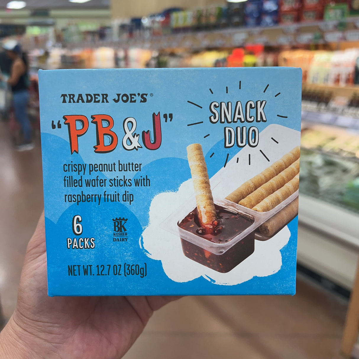 Trader Joe's "PB&J" Snack Duo 6 Packs 12.7 oz