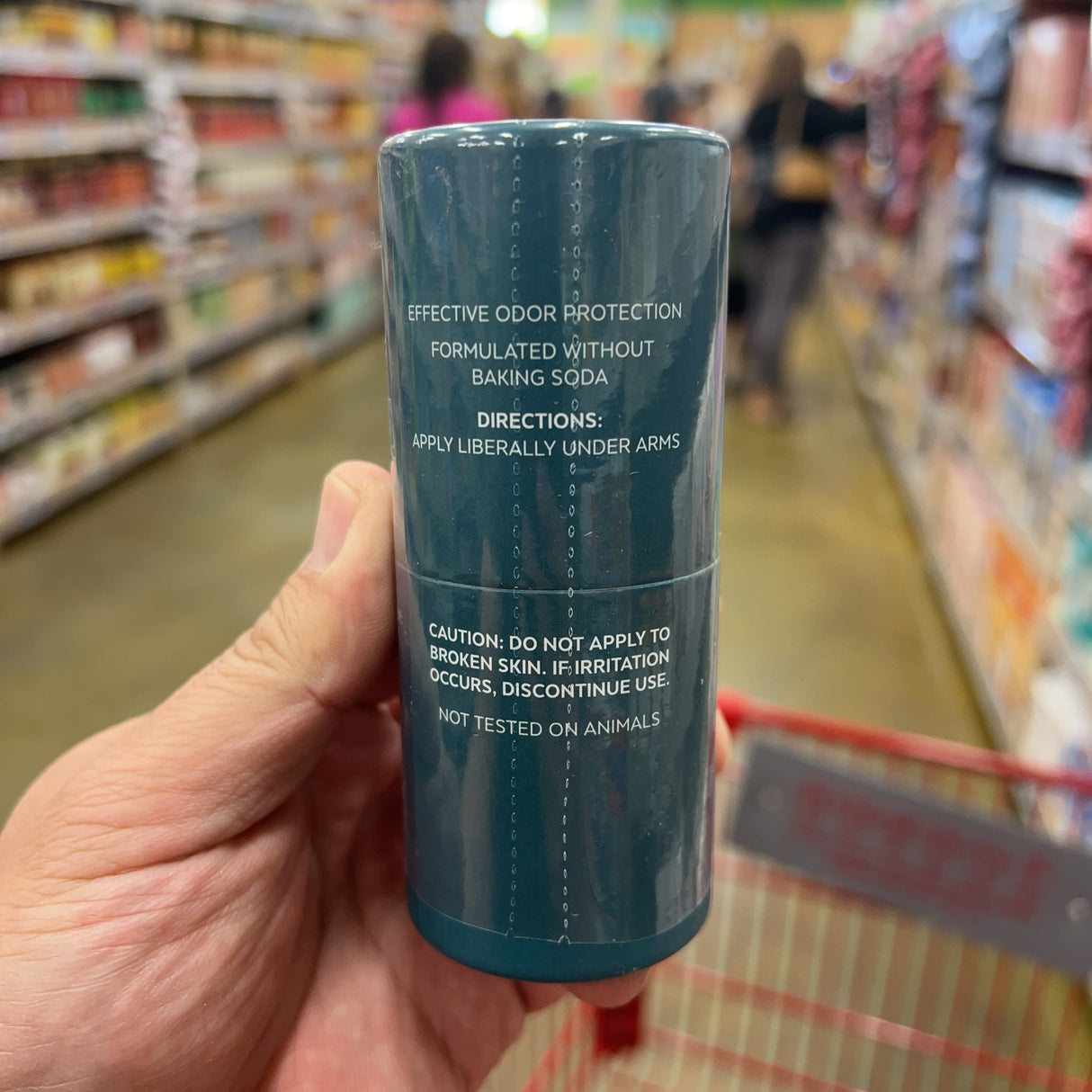 Trader Joe's Unscented Deodorant, Aluminum & Baking Soda Free, 1.8 oz
