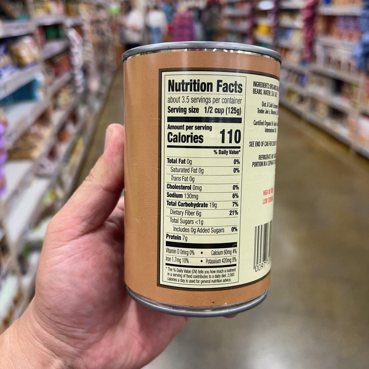Trader Joe's Organic Great Northern Beans, 15.5 oz product image 2