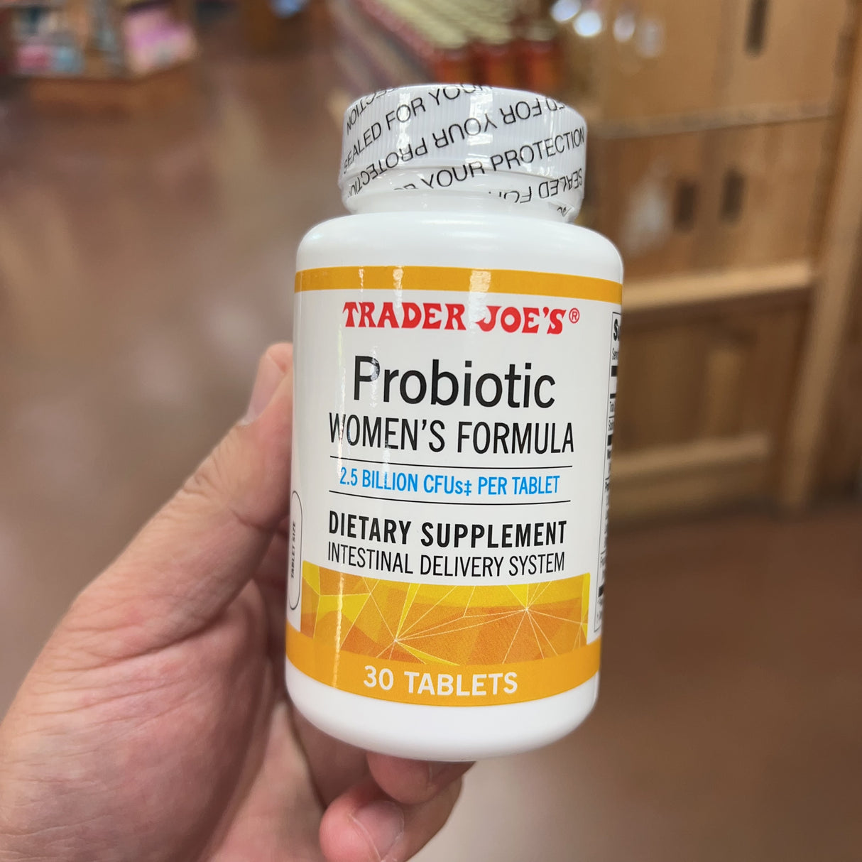 Trader Joe's Probiotic Women's Formula 2.5 Billion CFUs 30 tablets — available for delivery online