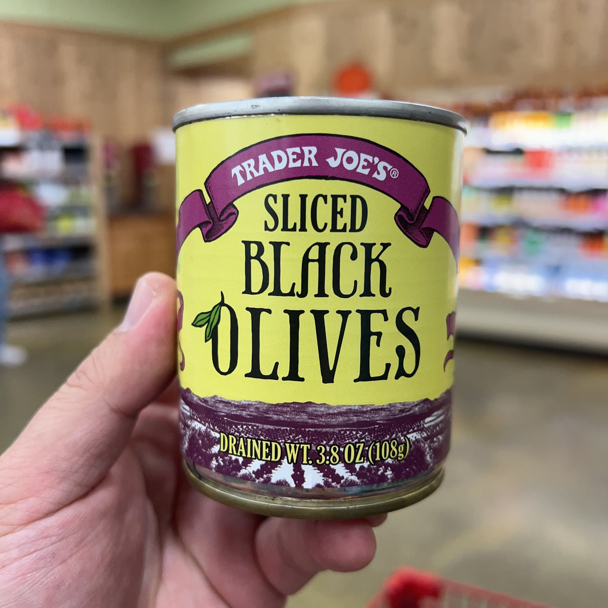 Trader Joe's Sliced Black Olives, 3.8 oz product image