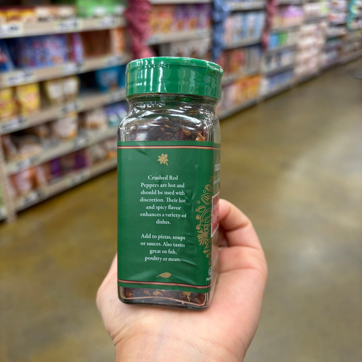 Trader Joe's USDA Organic Crushed Red Pepper 1.2 oz (34g) | Kosher | Pure Red Pepper Flakes