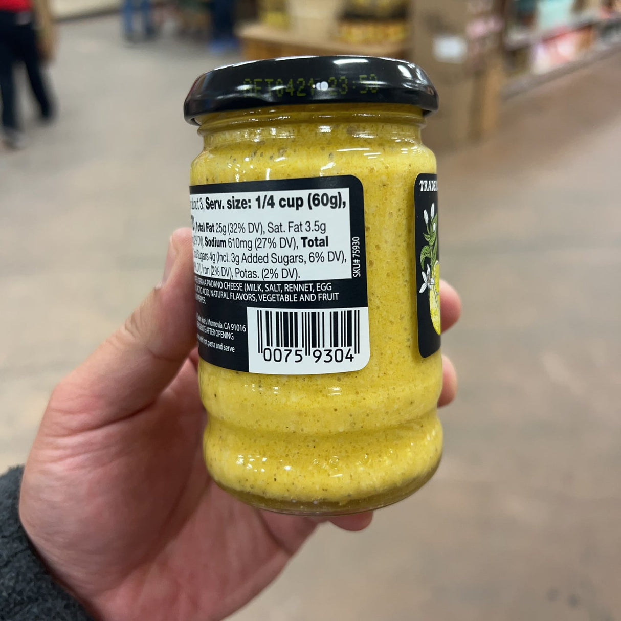 Trader Joe's Lemon Pesto Sauce 6.7 oz