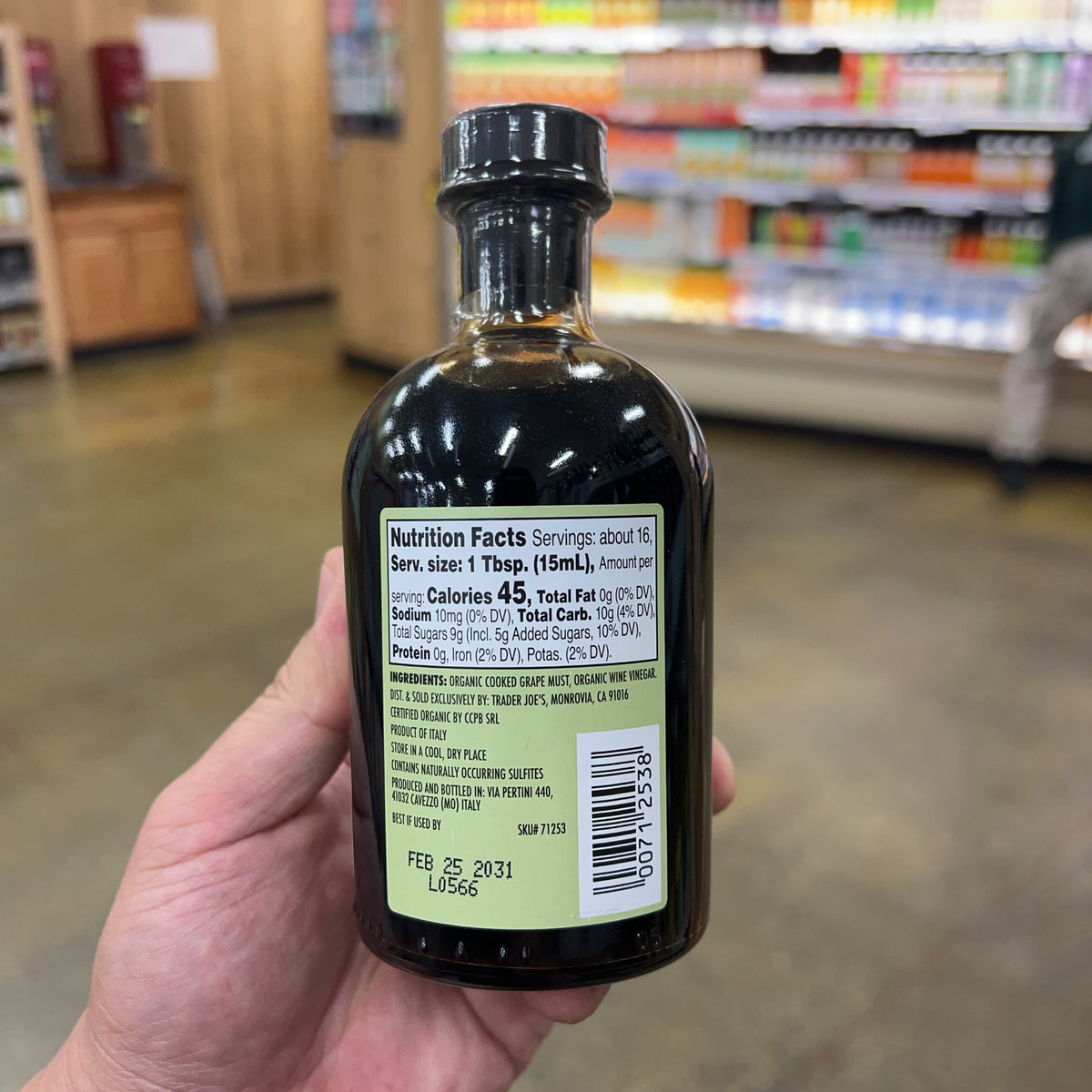Trader Joe’s Organic Balsamic Vinegar of Modena 8.5 fl oz - product image 3