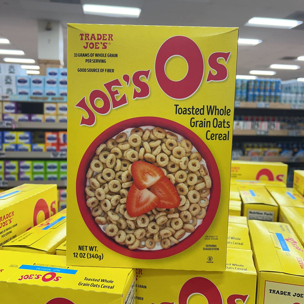 Trader Joe's Joe's Os Toasted Whole Grain Oats Cereal 12 oz product image 3