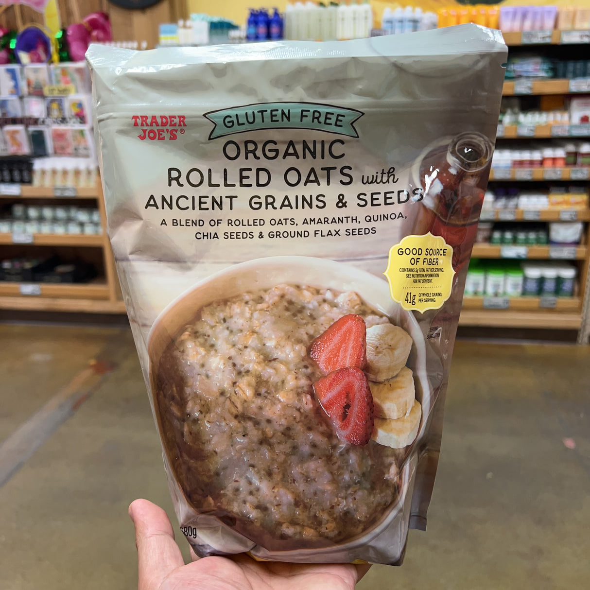 Trader Joe's Gluten Free Organic Rolled Oats with Ancient Grains & Seeds