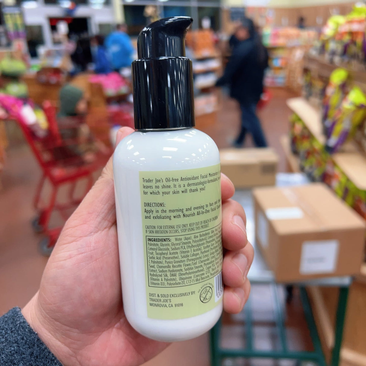 Trader Joe's Nourish Oil-Free Antioxidant Facial Moisturizer 6 fl oz