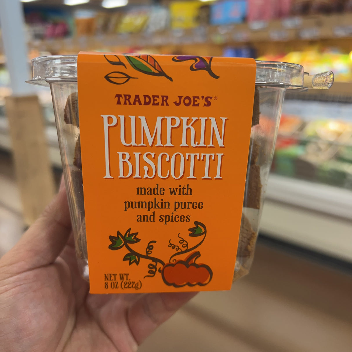 Trader Joe's Pumpkin Biscotti, 8 oz product image