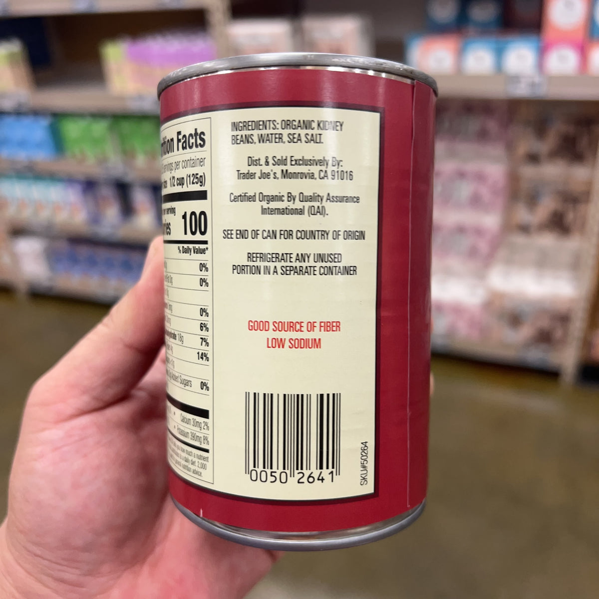Trader Joe's Organic Kidney Beans, 15.5 oz product image 6