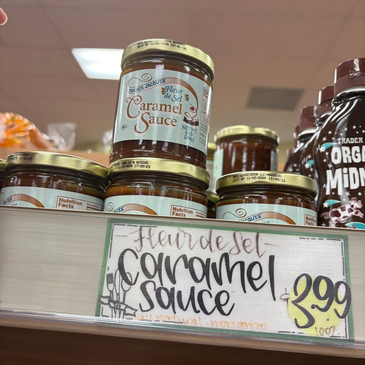 Trader Jacques' Fleur de Sel Caramel Sauce 10 oz (284g)