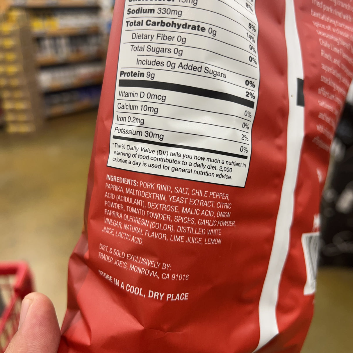 Trader Joe's Chile Lime Flavored Fried Pork Rinds 3 oz product image 5