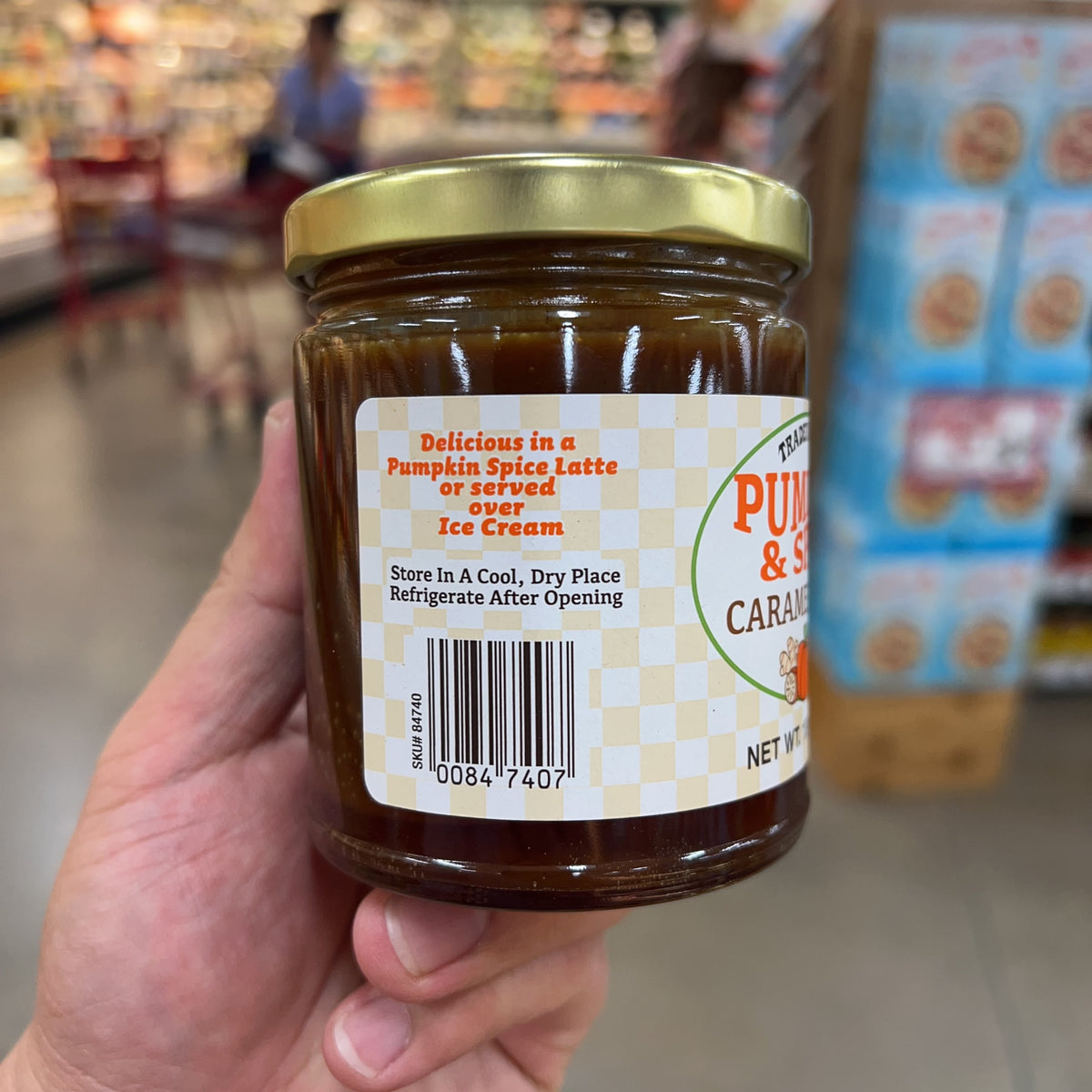 Trader Joe's Pumpkin & Spice Caramel Sauce 10 oz