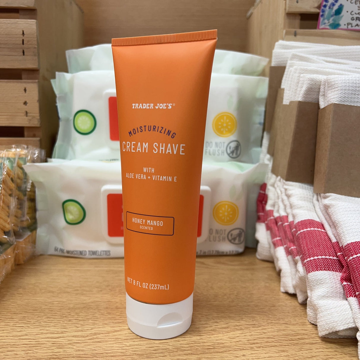Trader Joe's Honey Mango Moisturizing Cream Shave Lotion 8 oz