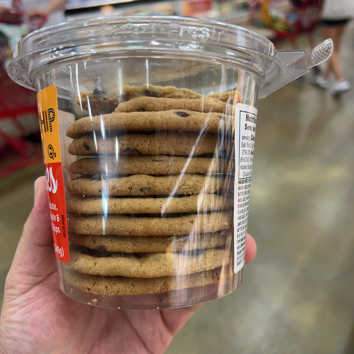 Trader Joe's Triple Chip Crispy Cookies 8.5 oz