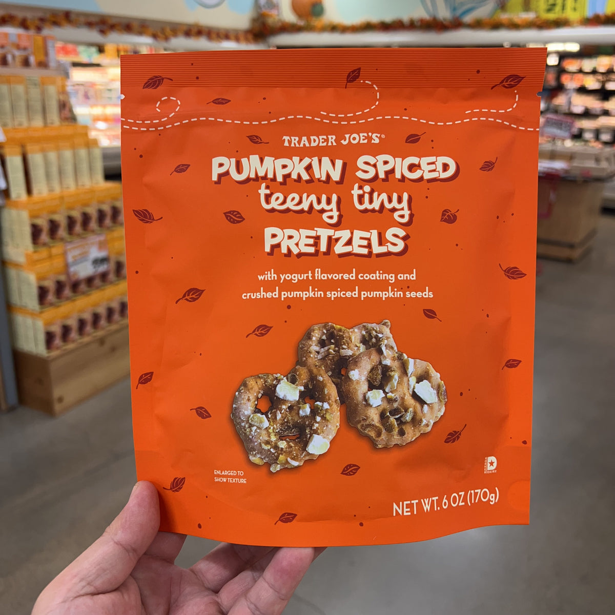 Trader Joe's Pumpkin Spiced Teeny Tiny Pretzels, 6 oz product image 3