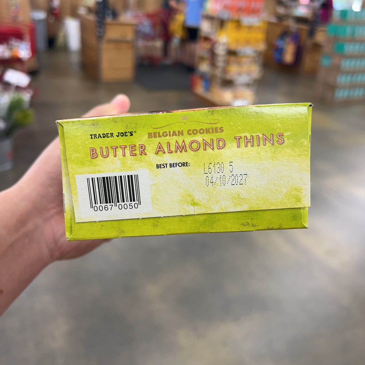 Trader Joe's Belgian Cookies Butter Almond Thins 7.05 oz product image 3