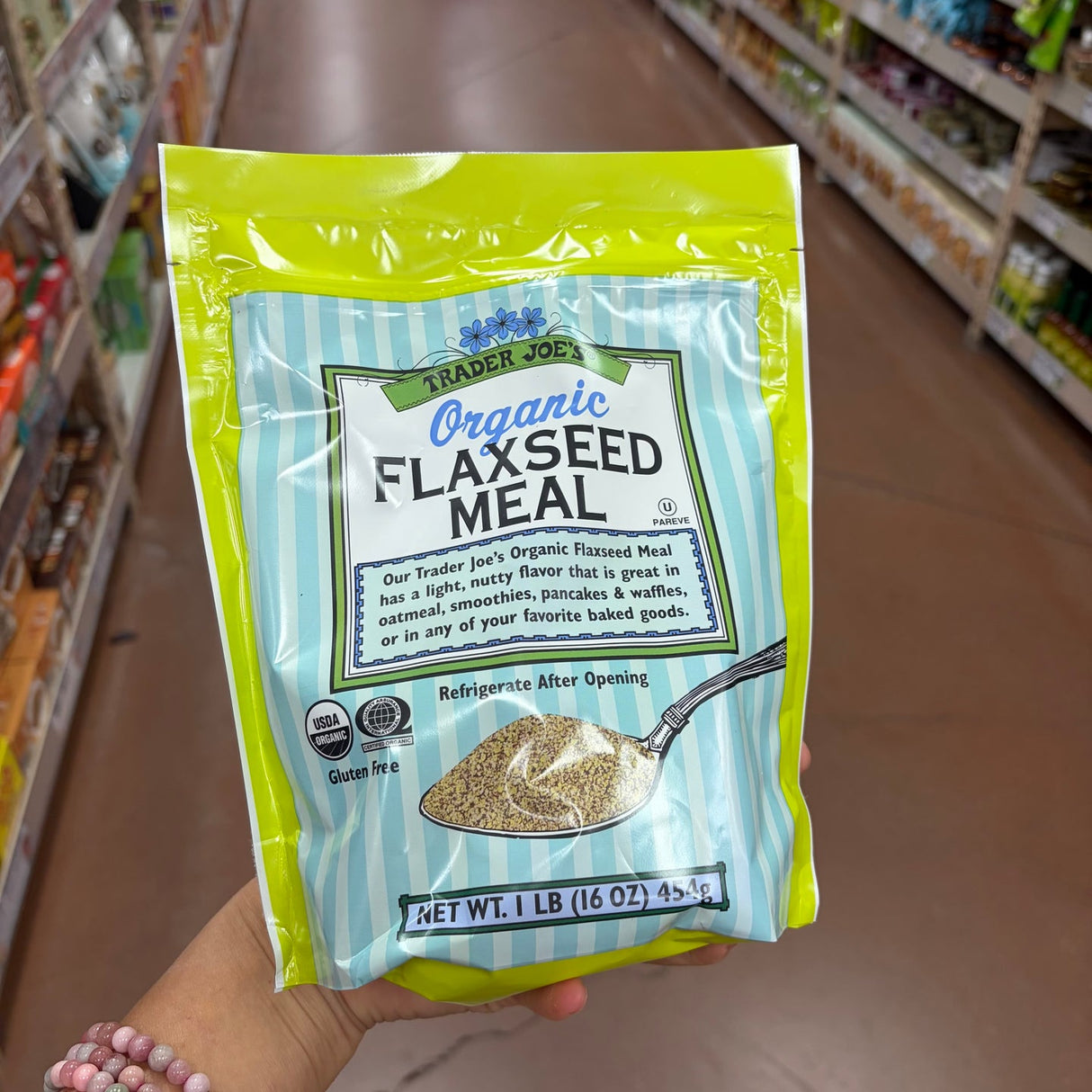 Trader Joe's Organic Flaxseed Meal 16 oz (454g)