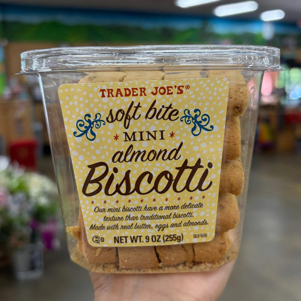 Trader Joe's Soft Bite Mini Almond Biscotti