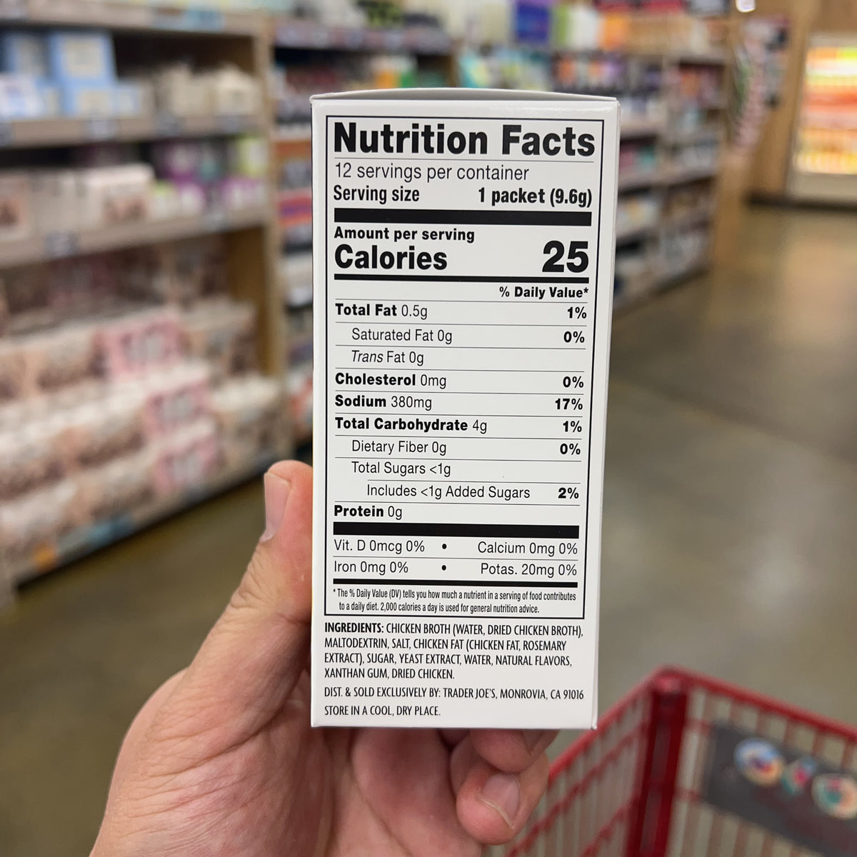 Trader Joe's Chicken Broth Concentrate 12 Packets 4.06 oz — product photo 5