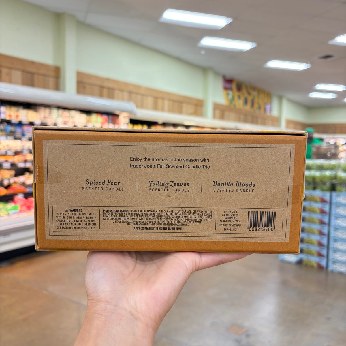 Trader Joe's Fall Scented Candle Trio — product photo 3