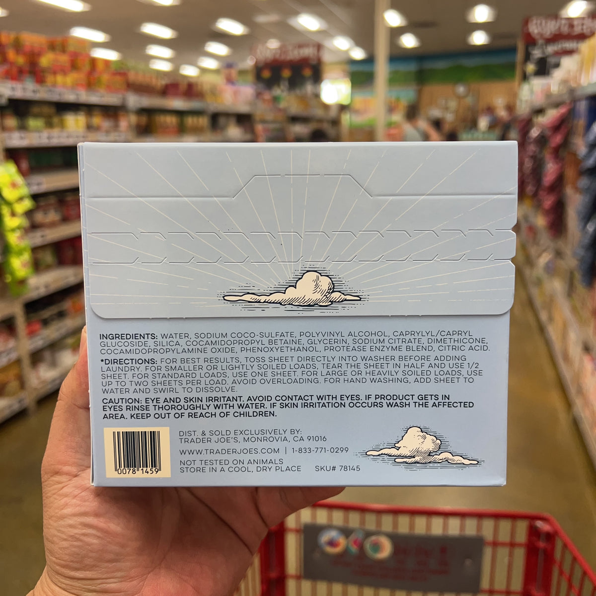 Trader Joe's Laundry Detergent Sheets Free & Clear 32ct — product photo 4