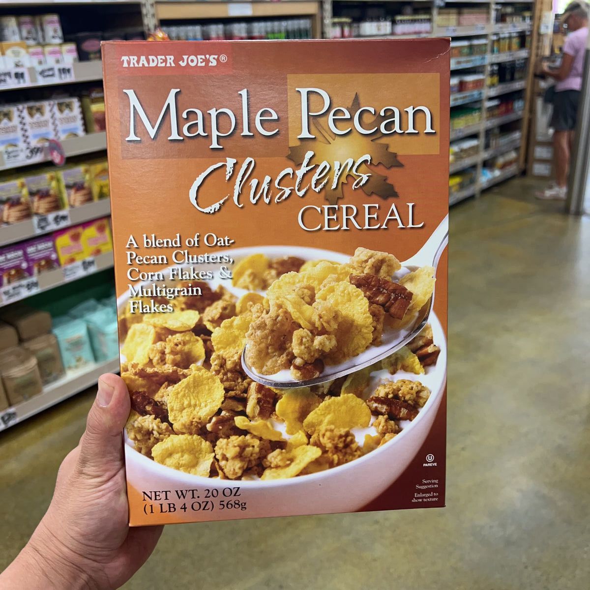 Trader Joe's Maple Pecan Clusters Cereal 20 oz — product photo 4