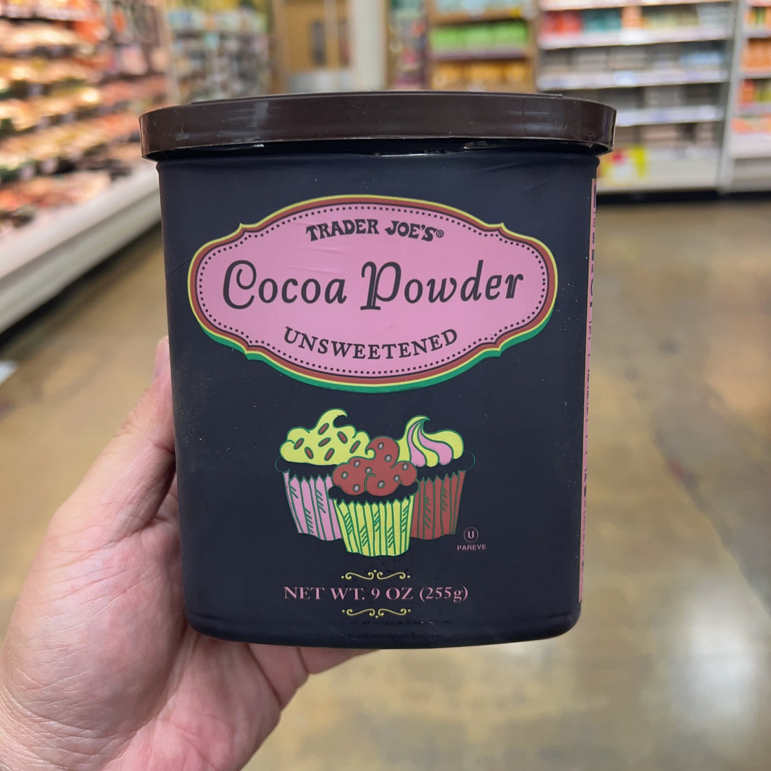 Trader Joe's Unsweetened Cocoa Powder — pure chocolate flavor for baking and cooking, available online at HIOOL with nationwide US delivery