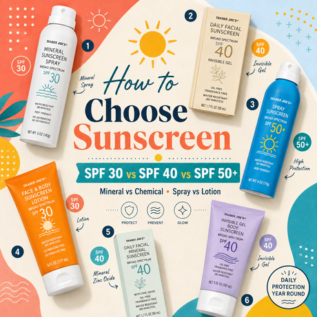 How to Choose Sunscreen: SPF 30 vs. 40 vs. 50+, Mineral vs. Chemical