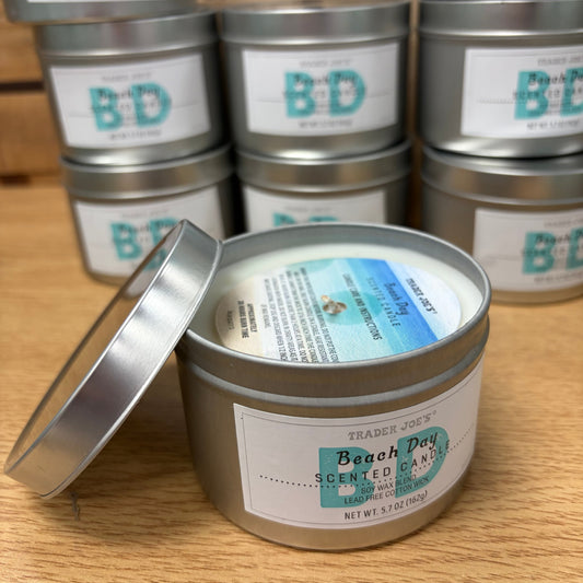 Trader Joe's Beach Day Candle