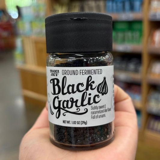 Trader Joe's Ground Fermented Black Garlic Seasoning 1.02oz jar South Africa Kosher