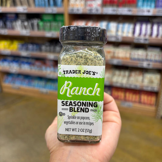 Trader Joe's Ranch Seasoning Blend 2oz dry herb spice jar