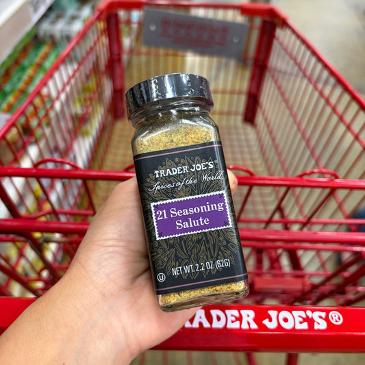 Trader Joe's 21 Seasoning Salute salt-free herb and spice blend 2.2oz jar