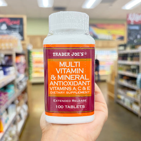 Trader Joe's Multi Vitamin & Mineral Antioxidant Vitamins A, C & E Extended Release 100 Tablets product image