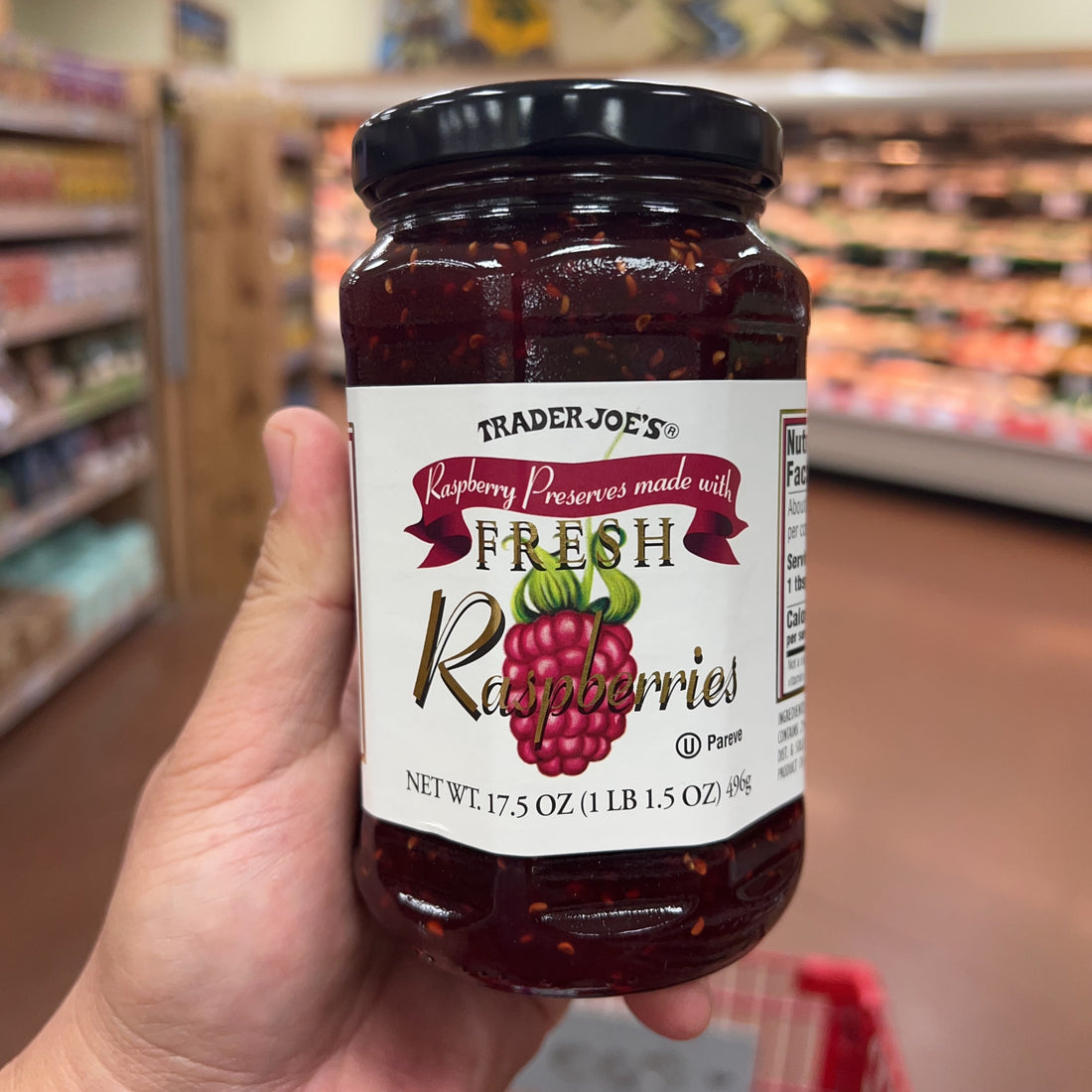 Trader Joe's Raspberry Preserves Made with Fresh Raspberries