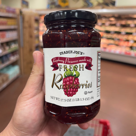 Trader Joe's Raspberry Preserves Made with Fresh Raspberries