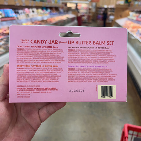 Trader Joe's Candy Jar Flavored Lip Butter Balm Set — alternate package view