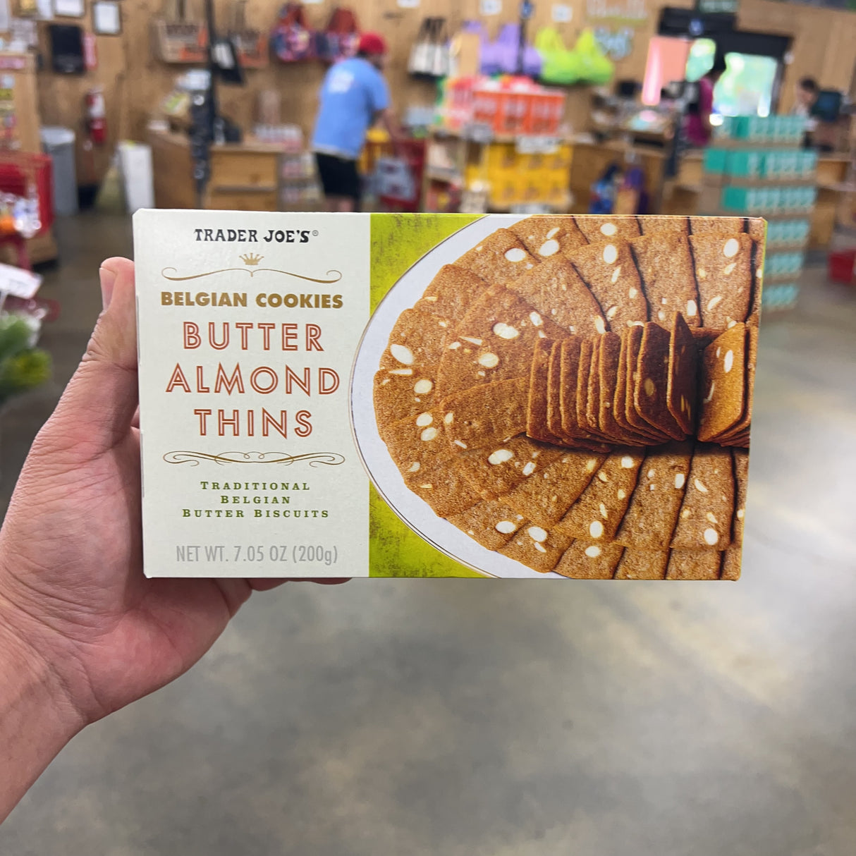 Trader Joe's Belgian Cookies Butter Almond Thins 7.05 oz product image 4