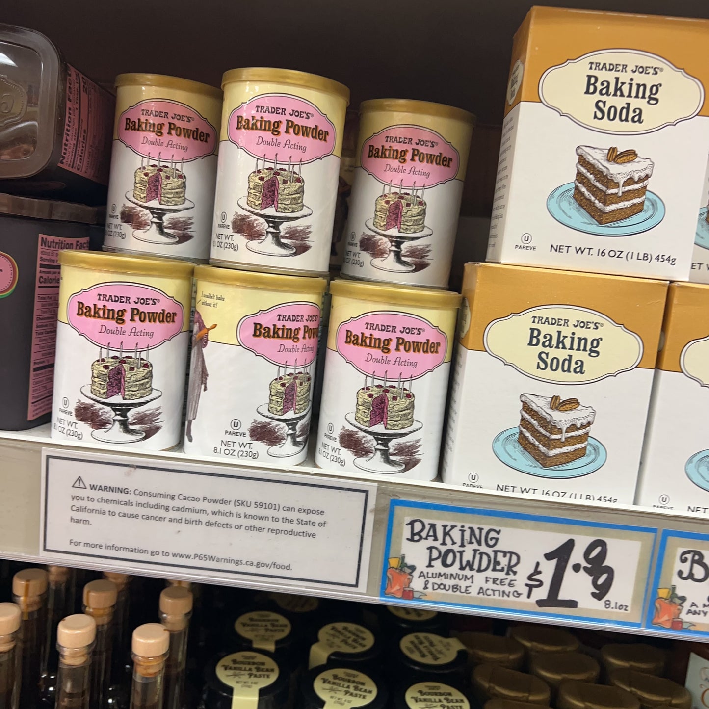 Trader Joe's Baking Powder Double Acting — Buy Online | Shipped Nationwide