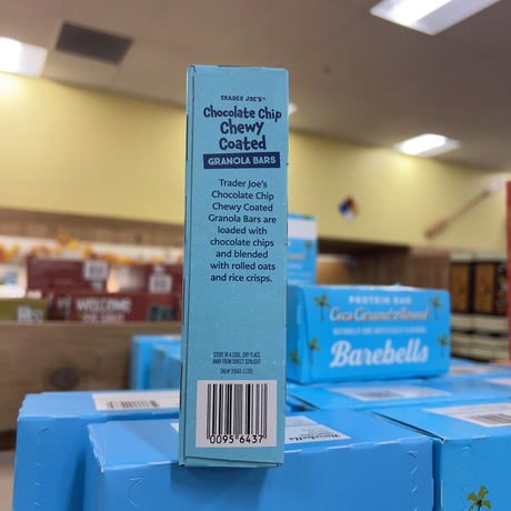 Trader Joe’s Chocolate Chip Chewy Coated Granola Bars 6 Pack 7.4 oz product image 2