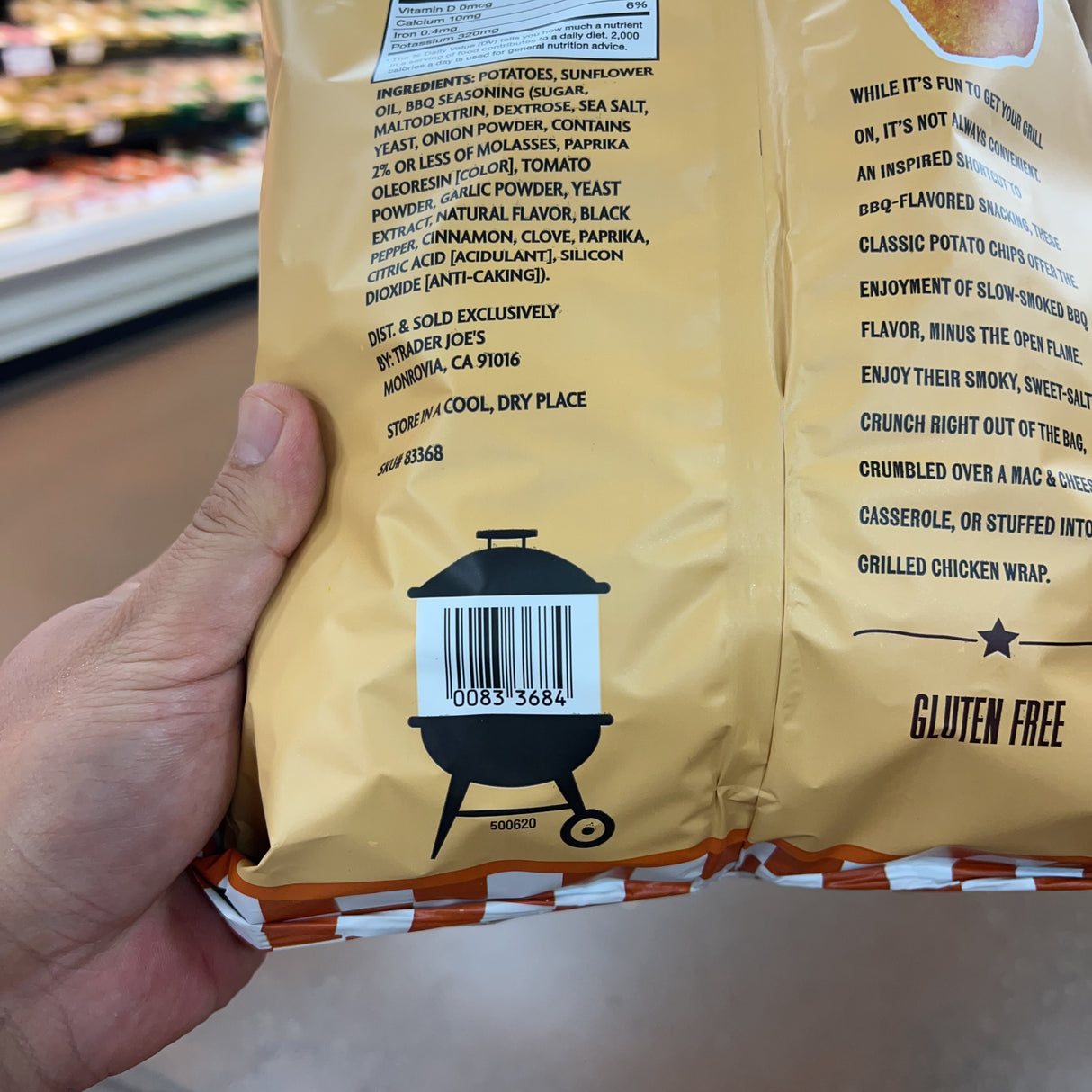 Trader Joe's BBQ Flavored Potato Chips 10 oz product image 8