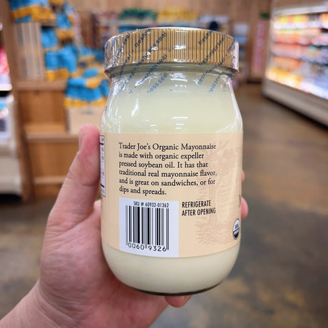 Trader Joe's Organic Mayonnaise USDA Certified Organic 16 fl oz