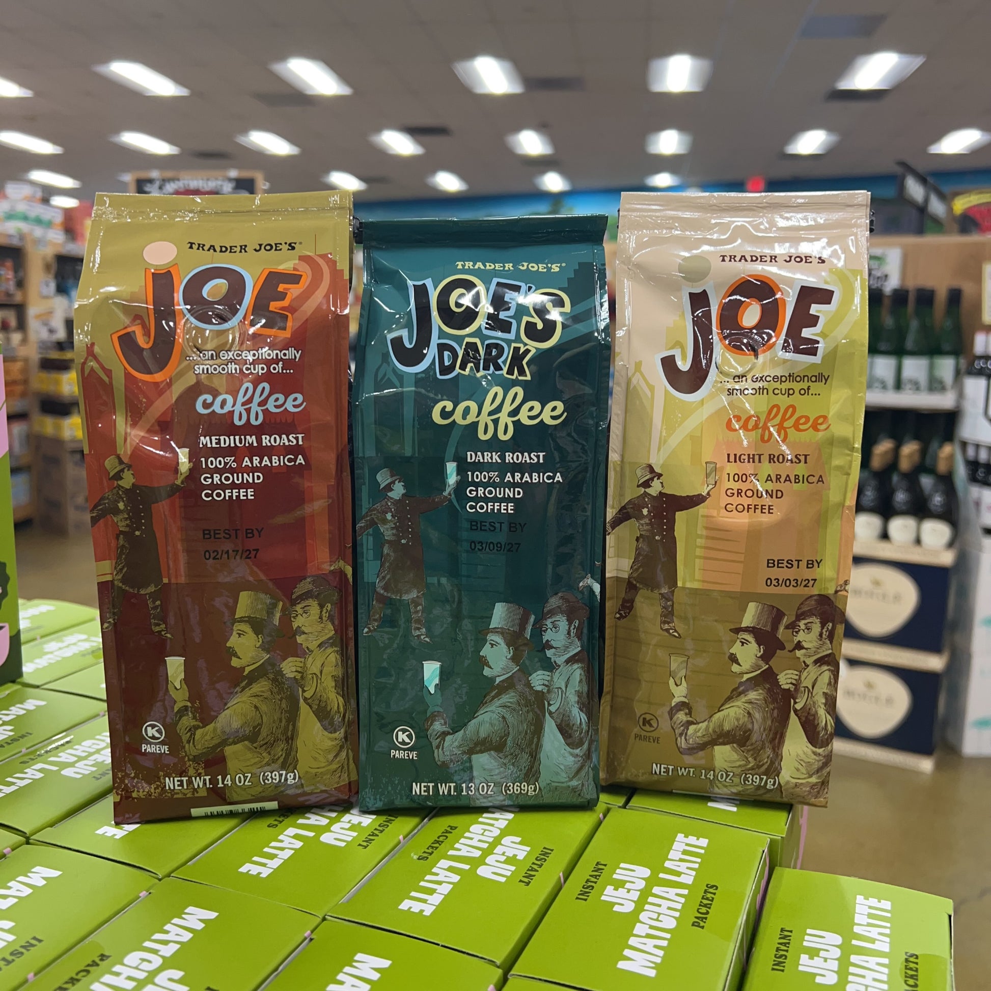 Trader Joe's Joe Medium Roast Ground Coffee | Kosher Pareve, 100% Arabica | 14 oz (397g)
